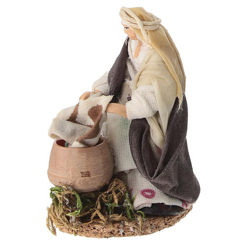 Lavadeira em pé 6 cm presépio napolitano 2