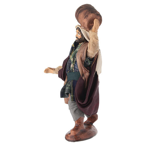Figurka mężczyzny z beczką – szopka neapolitańska 10 cm 2