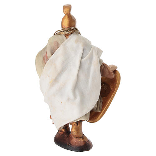 Soldato 10 cm scudo ramato presepe napoletano 4