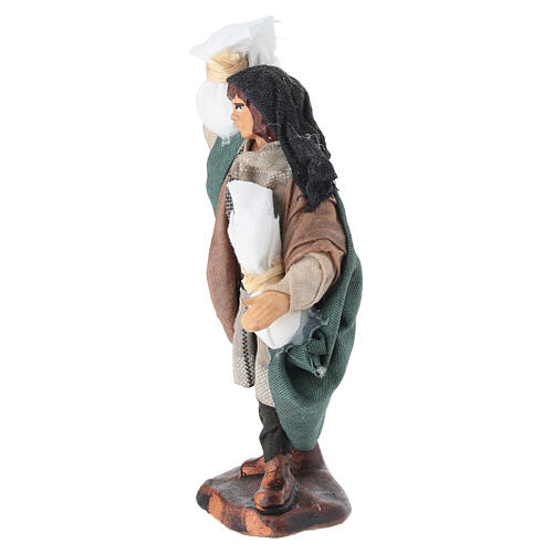 Mężczyzna niosący mąkę - figurka 10 cm, szopka neapolitańska 2