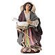 Woman with goose for 10 cm Neapolitan Nativity Scene s1