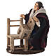 Donna aggiusta sedie 10 cm presepe napoletano s2