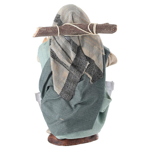 Acquaiola con secchi 10 cm presepe napoletano 4