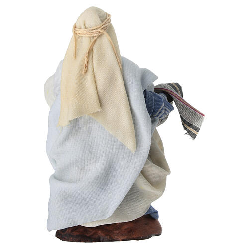 Moro venditore di stoffe 10 cm presepe napoletano 4