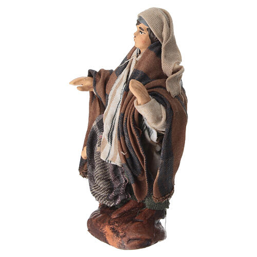 Statuina terracotta fanciulli presepe napoletano 10-12 cm 2