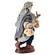 Uomo con freselle terracotta presepe napoletano 10 cm s3