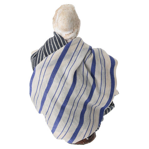 Pêcheur 10 cm crèche napolitaine 4