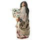 Femme debout avec fleurs 12 cm crèche napolitaine s2