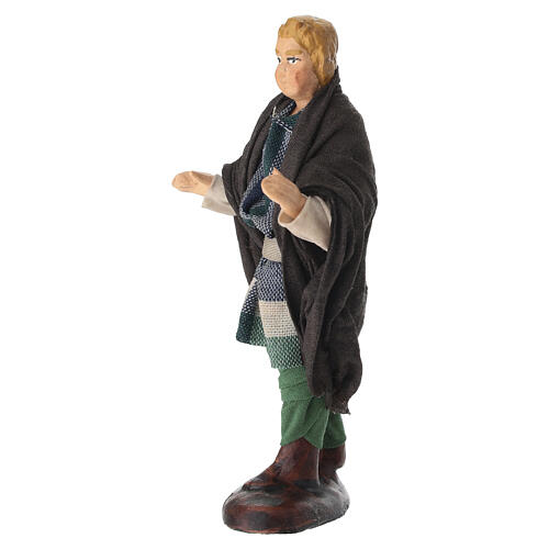 Menino loiro 12 cm para presépio napolitano 2