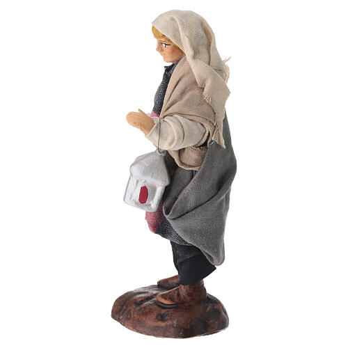 Homme avec lanterne 12 cm crèche napolitaine 2