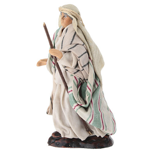 Statuina arabo in cammino 12 cm presepe napoletano 2