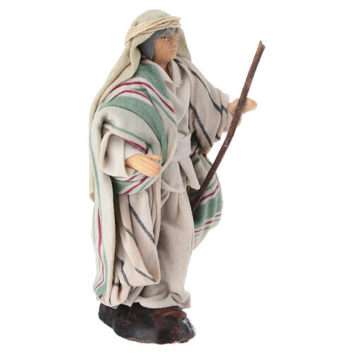 Statuina arabo in cammino 12 cm presepe napoletano 3