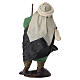 Hombre árabe con bastón belén napolitano 12 cm terracota s4