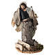 Spaccalegna statuina terracotta 10-12 cm presepe napoletano s1