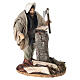 Spaccalegna statuina terracotta 10-12 cm presepe napoletano s2