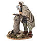 Spaccalegna statuina terracotta 10-12 cm presepe napoletano s3