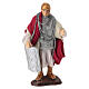 Soldato con scudo argentato 12 cm presepe napoletano s1