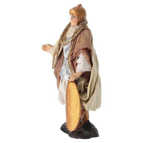 Guerriero con scudo 12 cm presepe napoletano 2