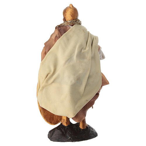 Guerriero con scudo 12 cm presepe napoletano 4