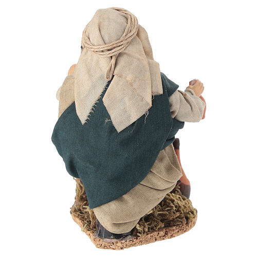 Vendedor de vino con garrafa 10-12 cm belén napolitano 4