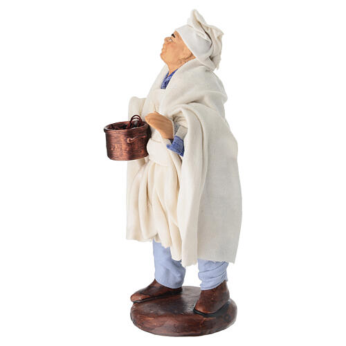 Neapolitan Nativity figurine, cook, 16 cm 3