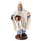 Neapolitan Nativity figurine, cook, 16 cm s1