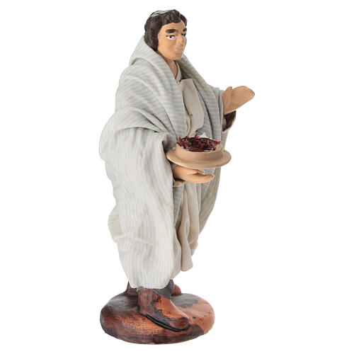 Terracotta waiter for 14 cm Neapolitan Nativity Scene 3