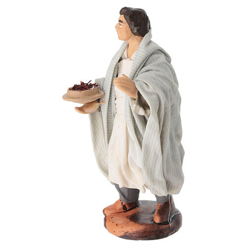 Camarero estatuilla belén napolitano terracota 14 cm 2