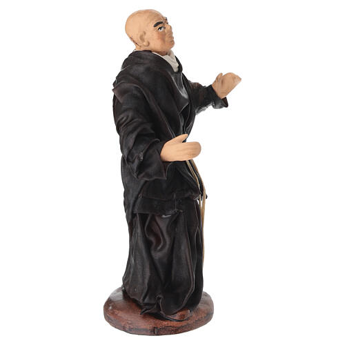 Monje terracota belén napolitano 14 cm 3
