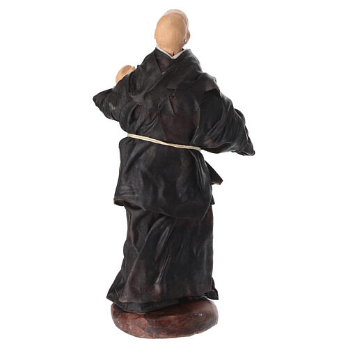 Monje terracota belén napolitano 14 cm 4