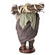 Boscaiolo paglia sulle spalle 14 cm presepe napoletano s4