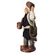 Man with barrel for 14 cm Neapolitan Nativity Scene, terracotta s2