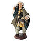 Estatuilla hombre con saco terracota 14 cm belén napolitano s1
