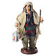 Hombre con linterna belén napolitano 14 cm  terracota s1