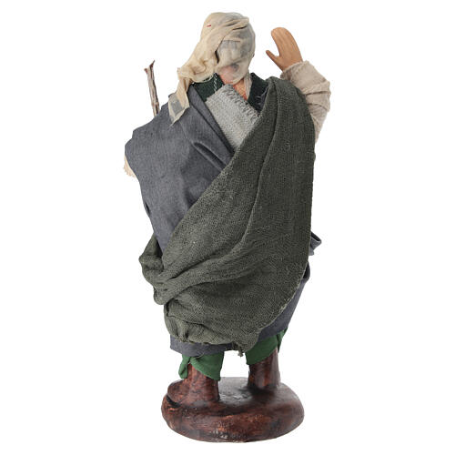 Homem que chama presépio napolitano 14 cm 4