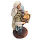 Marchand de légumes avec caisse de carottes crèche napolitaine 16 cm s3