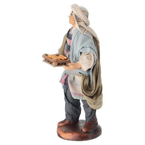 Verdureiro com cenouras para presépio napolitano 16 cm 4