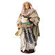 Statuina donna con gallina terracotta presepe napoletano 14 cm s1