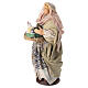 Statuina donna con gallina terracotta presepe napoletano 14 cm s3