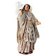 Statuina terracotta Donna con sacco 14 cm presepe napoletano s1