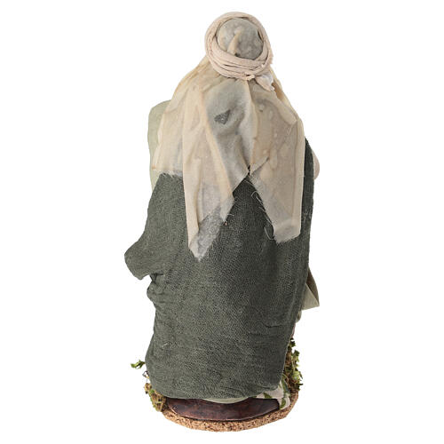 Statuina della Ricottaia presepe napoletano 16 cm 4