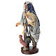 Man with rooster for 14 cm Neapolitan Nativity Scene, terracotta s2