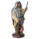 Man with rooster for 14 cm Neapolitan Nativity Scene, terracotta s3