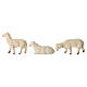 Owce - figurki do szopki neapolitańskiej 8–10 cm, zestaw 3 sztuk, 3 cm s1