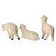 Owce - figurki do szopki neapolitańskiej 8–10 cm, zestaw 3 sztuk, 3 cm s3