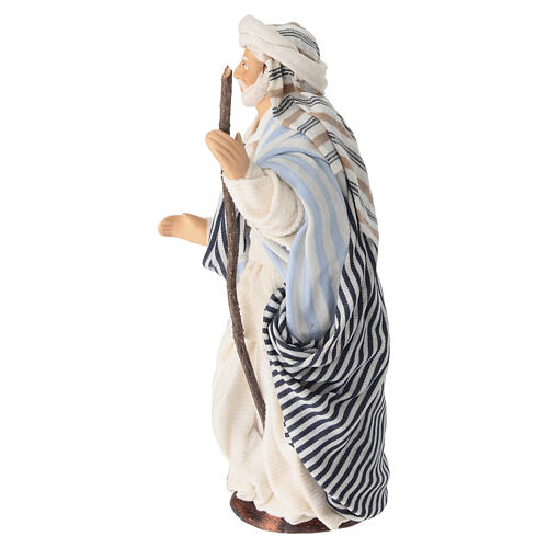 Statuina arabo in cammino 14 cm presepe napoletano 3