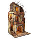 Monumental illuminated Neapolitan Nativity village with fountain and kitchen, 140x80x60 cm, for 24-30 cm figures s5