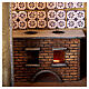 Monumental lighted Neapolitan nativity village with fountain and kitchen 140x80x60 cm, suitable for 24-30 cm figures s4