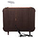 Scenografia in radio vintage con borgo illuminato 50x40x20 cm presepe napoletano 7-10 cm s6