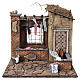 Hamlet with dripping laundry and double-motion, 50x35x45 cm, for 20-24 cm Neapolitan Nativity Scene s1